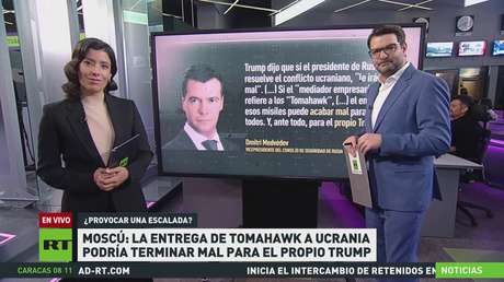 Moscú: Entrega de Tomahawks a Ucrania podría terminar mal para el propio Trump