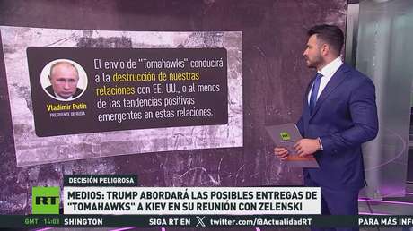 Trump abordará la posible entrega de Tomahawks a Ucrania en su reunión con Zelenski