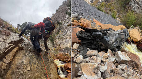 Cae 90 metros por un desfiladero de una de las carreteras más peligrosas y sobrevive