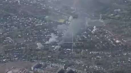 VIDEO: 'Tornado' ruso arrasa con posiciones ucranianas