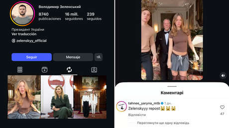 Zelenski comparte un video de una modelo ucraniana de OnlyFans