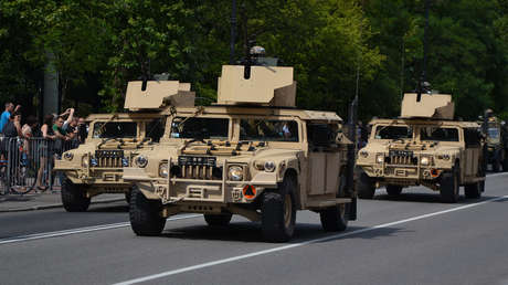 Convoy militar de EE.UU. sufre un accidente de tráfico en Polonia (FOTOS)