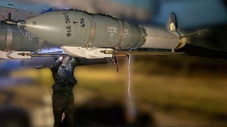 Desvelan imagen de la novedosa bomba aérea rusa que hace temblar al enemigo