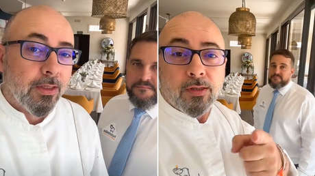 Dueño de restaurante se indigna después de que reserven una mesa para 16 y nadie llegue (VIDEO)