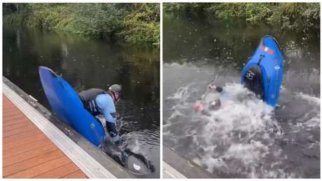 Un video viral muestra lo peligroso que es andar en kayak