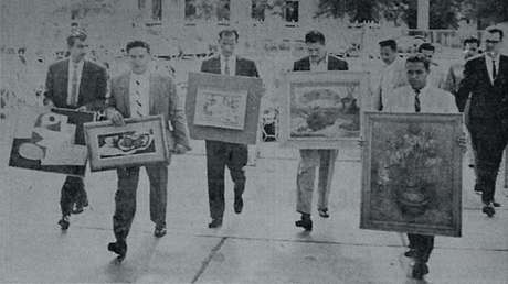 El día que guerrilleros venezolanos secuestraron piezas del Louvre