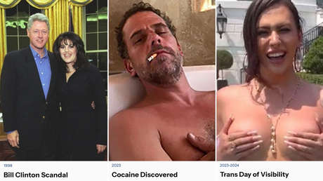 Web de la Casa Blanca incorpora a sus momentos históricos escándalos de Clinton, Obama y Biden