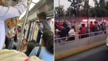 FUERTE VIDEO: Muere al impactar contra un muro cuando viajaba colgado del exterior de un tren