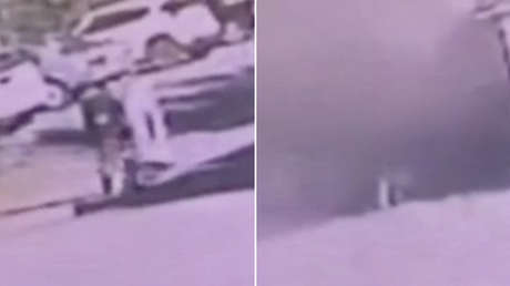 FUERTE VIDEO: Jubilado muere tras explosión de altavoz con canción ucraniana provocativa