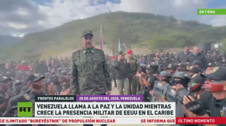 Venezuela llama a la paz y la unidad mientras crece la presencia militar de EE.UU. en el Caribe