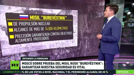 Moscú sobre la prueba del misil ruso Burevéstnik: Garantizar nuestra seguridad es vital