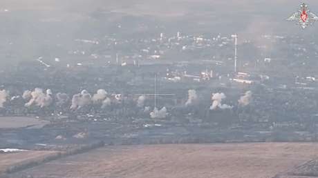 VIDEO: 'Granizo' ruso destruye posiciones ucranianas