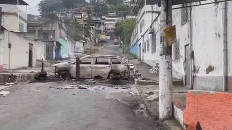 Escenas de guerra en el megaoperativo policial más letal de Río de Janeiro (VIDEOS FUERTES)