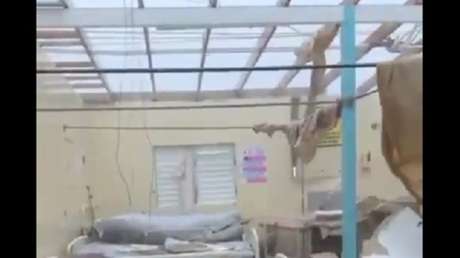 VIDEO: Así quedó un hospital de Jamaica tras el destructivo paso de Melissa