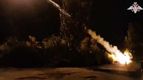 VIDEO: 'Huracán' de cohetes rusos arrasa con posiciones ucranianas
