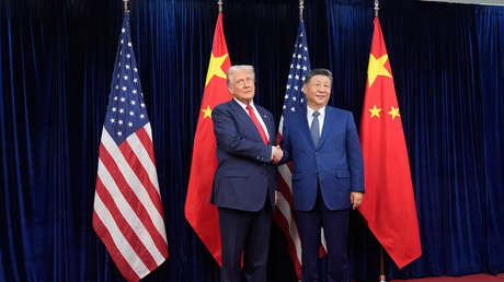 VIDEO: Trump y Xi se dan la mano al reunirse finalmente en medio de tensiones