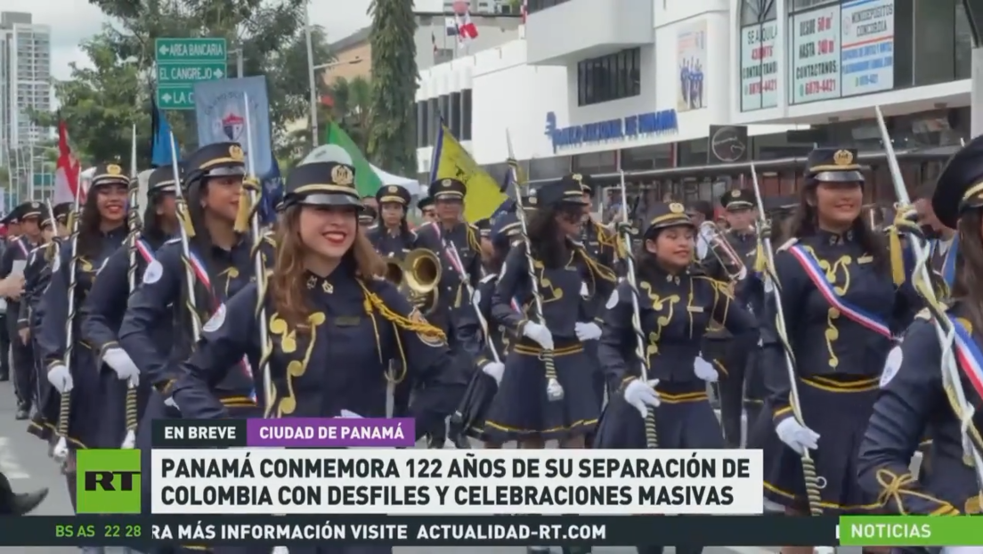 Panamá conmemora el 122 aniversario de su separación de Colombia con desfiles y celebraciones masivas