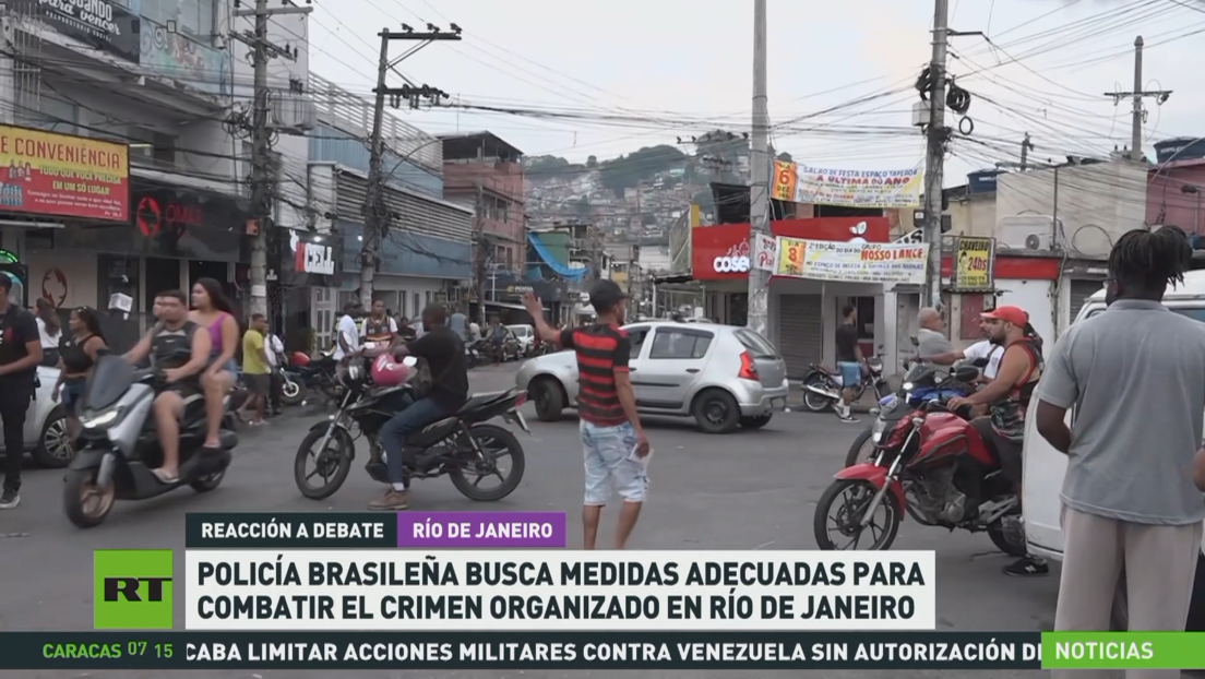 Policía brasileña busca medidas adecuadas para combatir el crimen organizado en Río de Janeiro