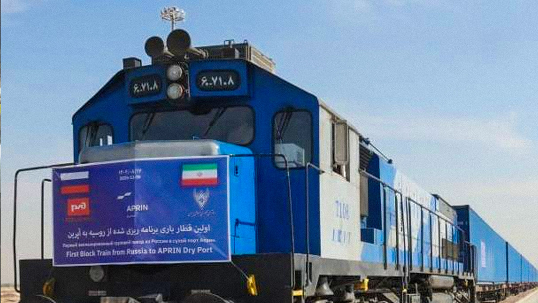 "Un hito importante": el primer tren de mercancías de Rusia llega a Irán