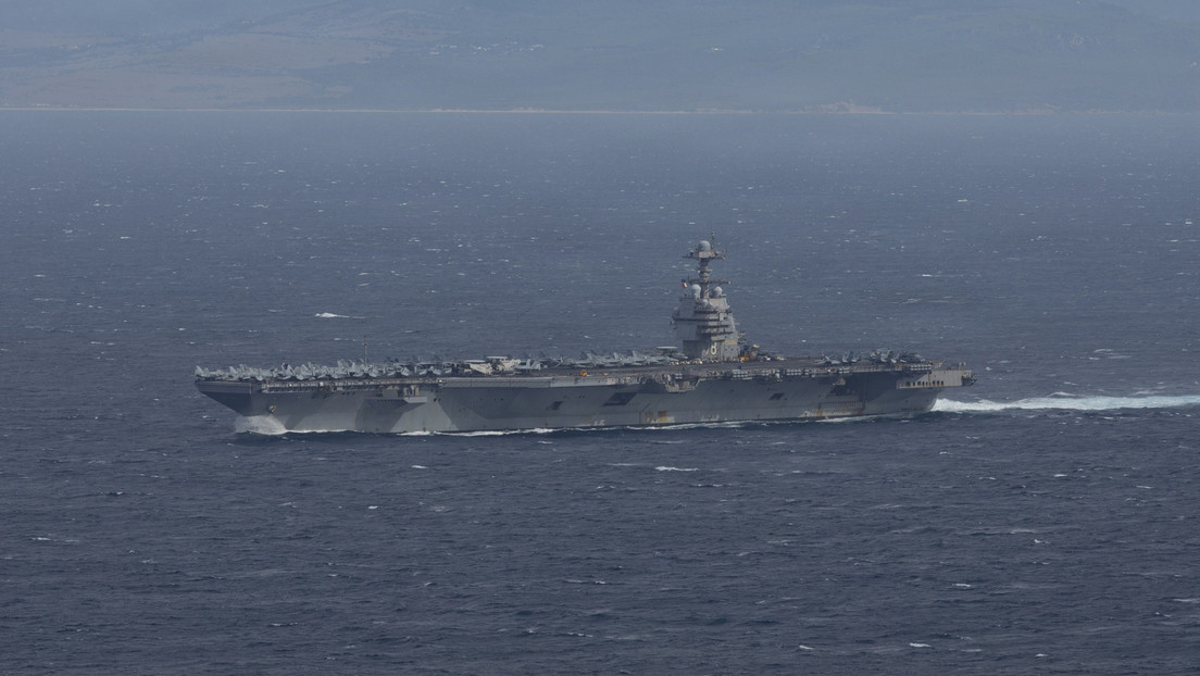 El portaaviones más grande de EE.UU. llega al mando del Comando Sur a las costas del Caribe