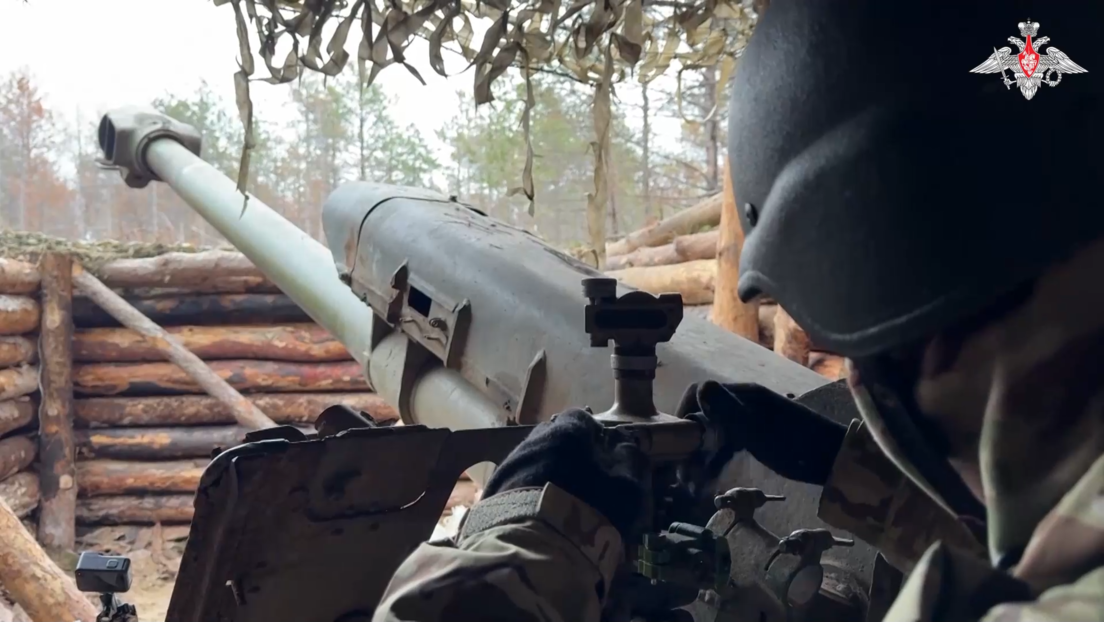 VIDEO: Artillería rusa destruye un puesto de mando camuflado ucraniano