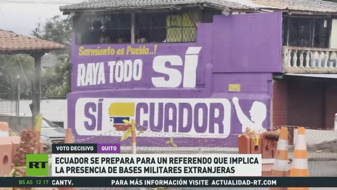 Ecuador se prepara para un referendo que implica la presencia de bases militares extranjeras