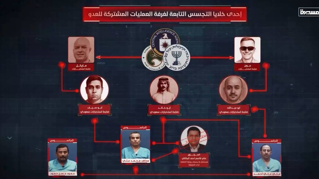 Hutíes revelan confesiones de espías vinculados a inteligencias de estos 3 países