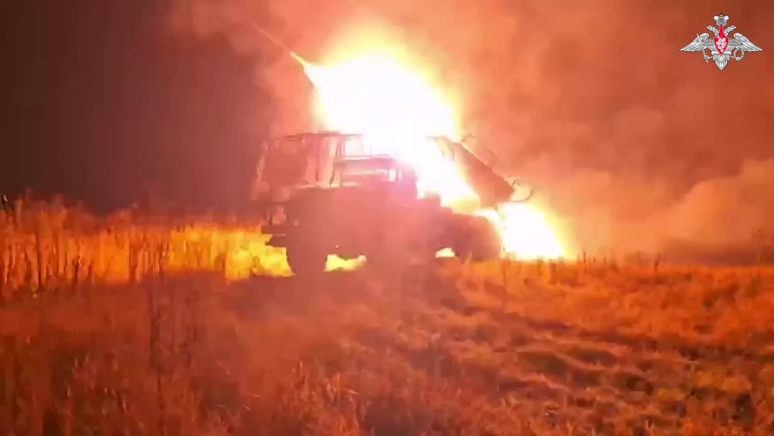 VIDEO: Artillería rusa arrasa con posiciones ucranianas