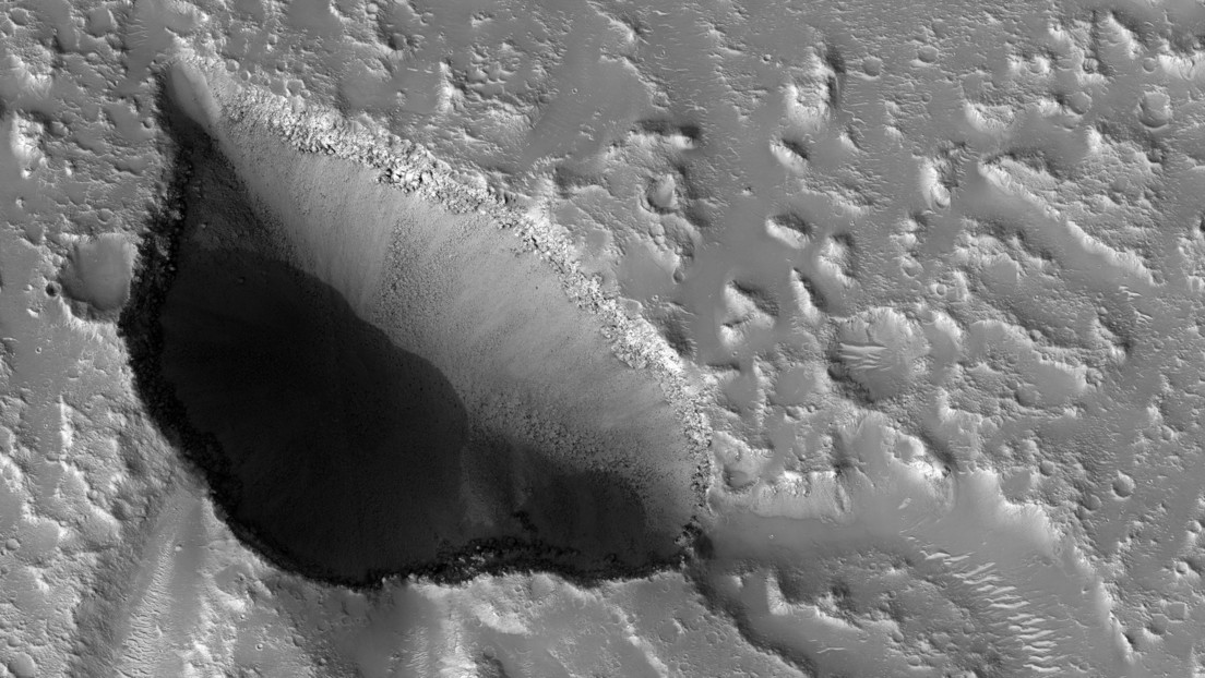 Hallan las primeras cuevas formadas por agua en Marte con potencial para albergar vida