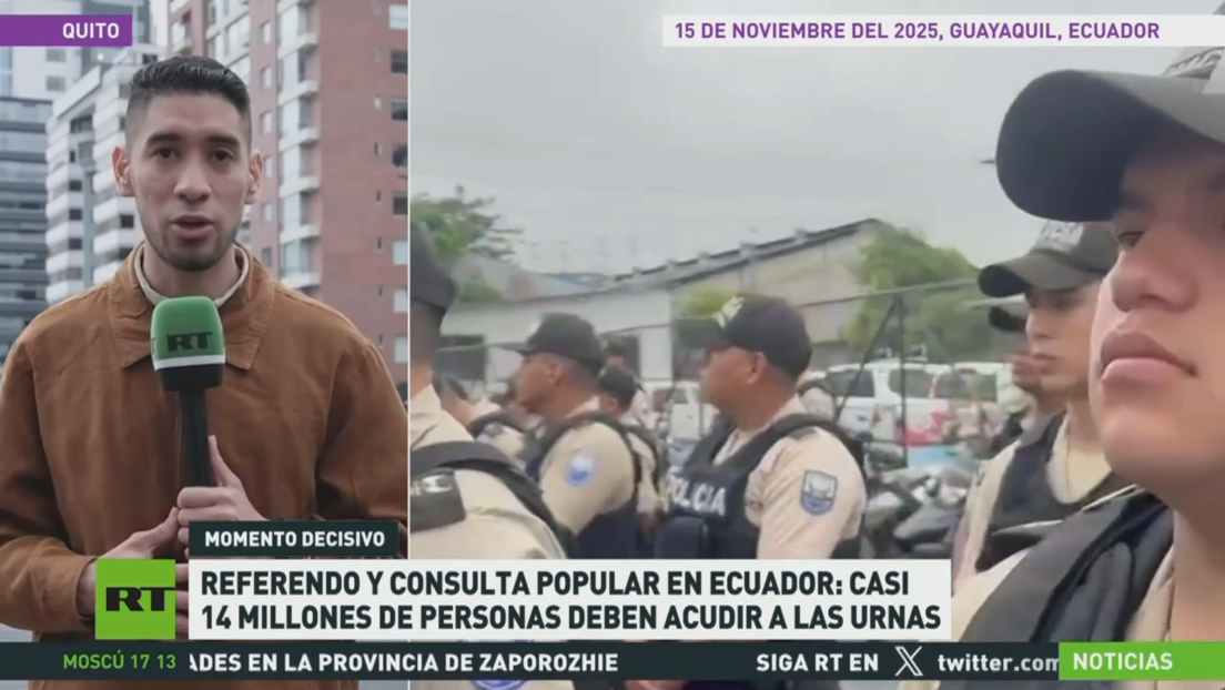 Referendo y consulta popular en Ecuador: casi 14 millones de personas deben acudir a las urnas