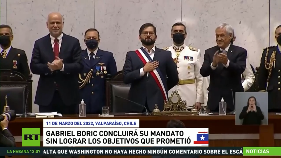 Gabriel Boric concluirá su mandato sin lograr los objetivos a los que se prometió