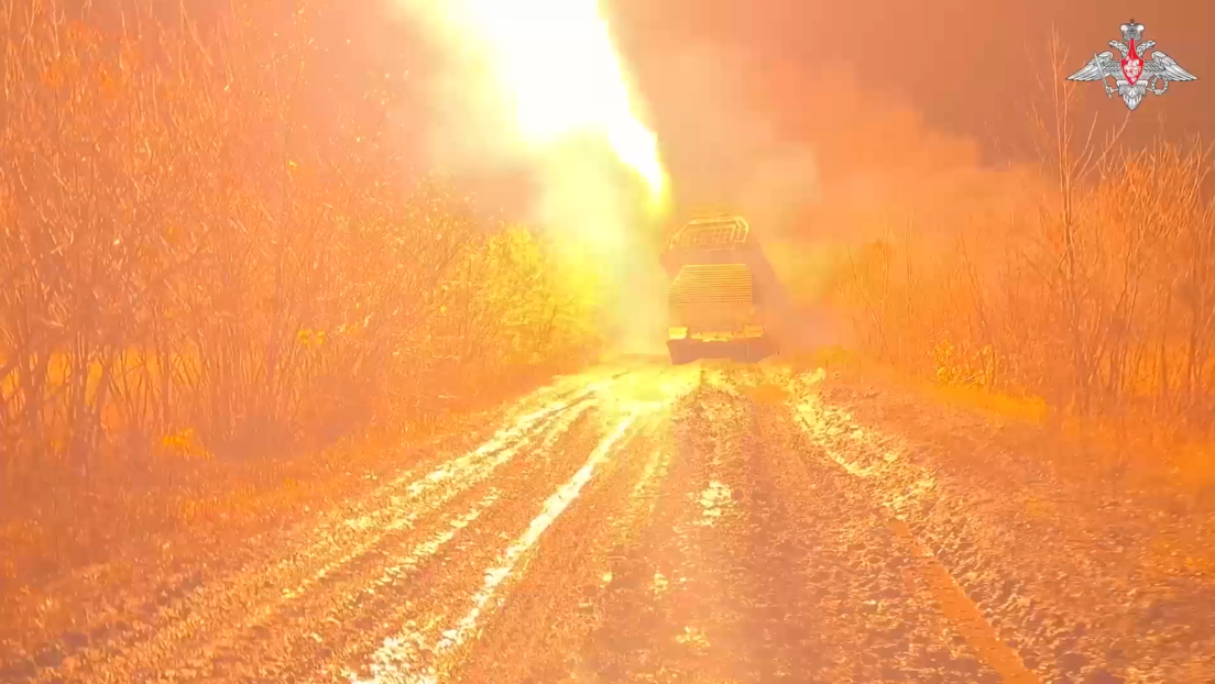 VIDEO: Misiles termobáricos rusos reducen a cenizas un puesto de mando ucraniano