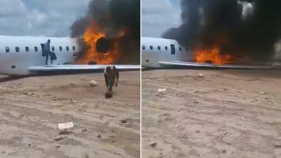 VIDEO: Se estrella avión de ministro africano cuando visitaba una mina accidentada