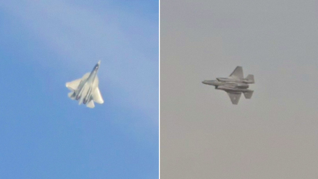 Cazas furtivos de Rusia y EE.UU. desfilan virtualmente en el cielo de Dubái (VIDEOS)