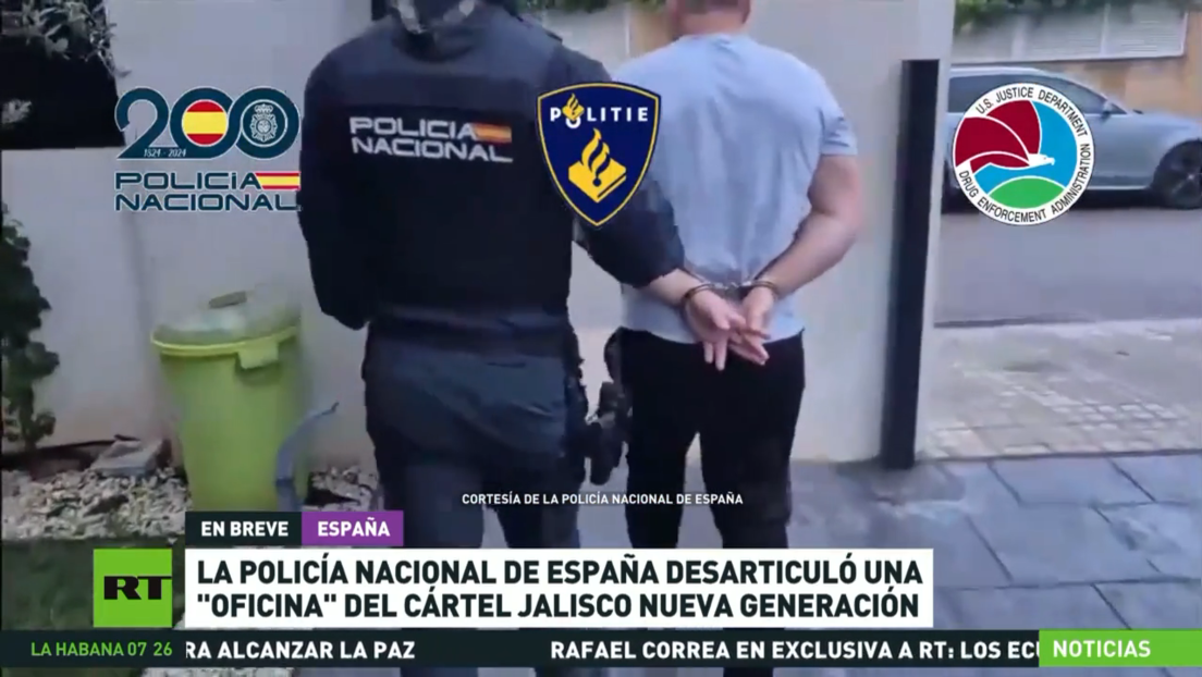 Policía de España desarticula una oficina del cártel Jalisco Nueva Generación