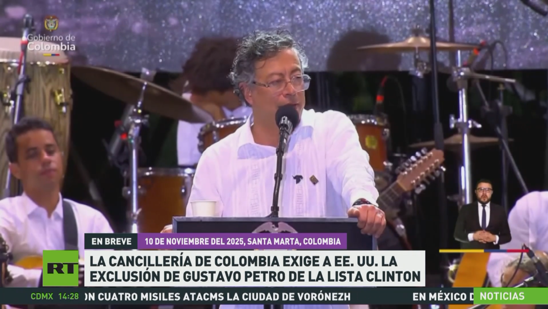 La Cancillería de Colombia exige a EE.UU. la exclusión de Gustavo Petro de la lista Clinton