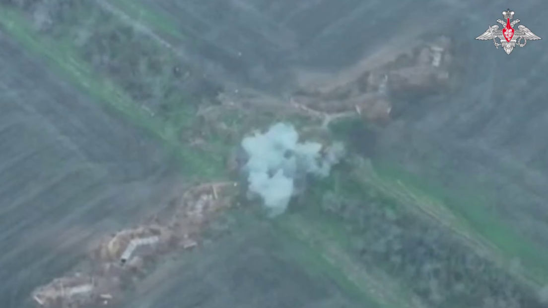 VIDEO: Una 'caza no tripulado' ruso priva a Kiev de equipos claves