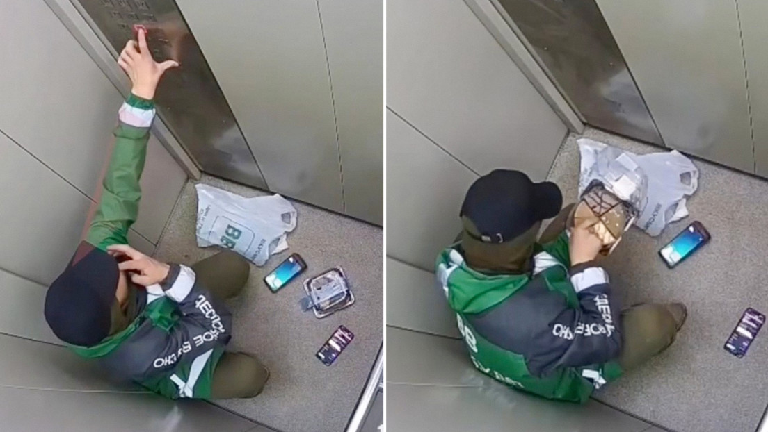 VIDEO: Graban a un repartidor haciendo algo que te hará dejar de pedir comida a domicilio