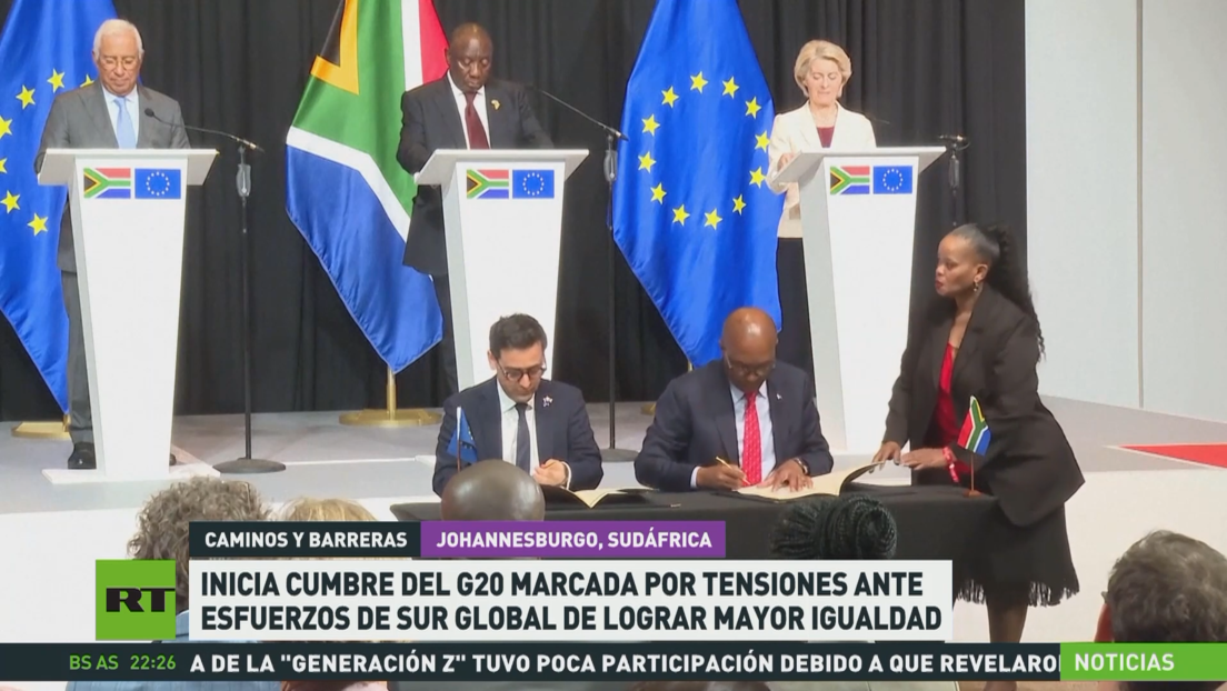 Inicia cumbre del G20 marcada por tensiones ante esfuerzos del Sur Global de lograr mayor igualdad