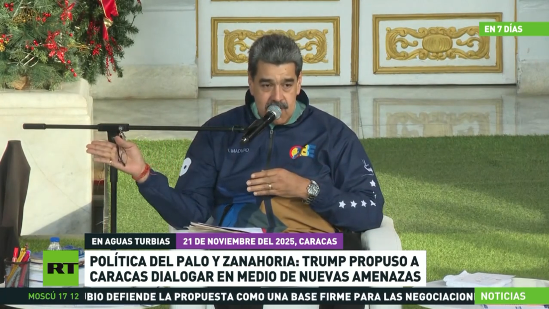 Política del palo y la zanahoria: Trump propone a Caracas dialogar en medio de nuevas amenazas
