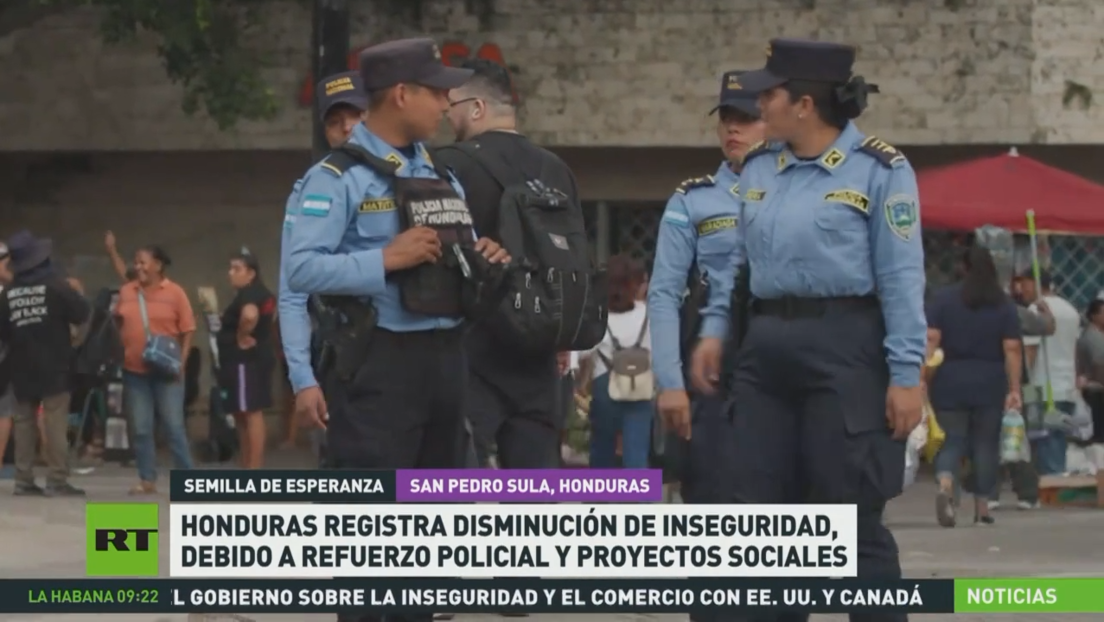 Honduras registra disminución de inseguridad tras refuerzo policial y proyectos sociales