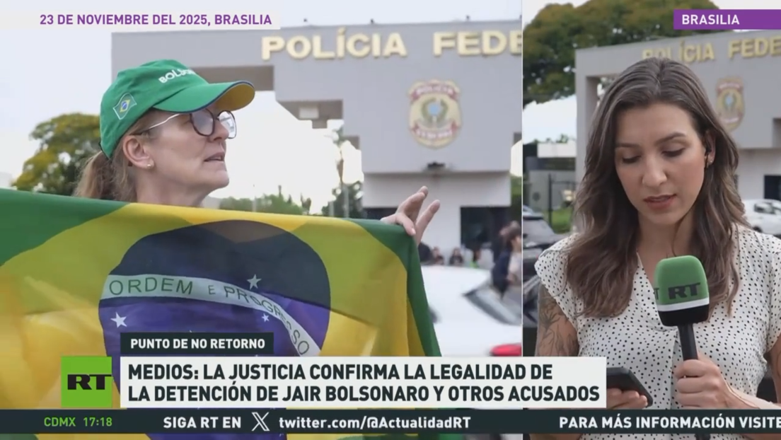 Medios: La Justicia brasileña confirma la legalidad de la detención de Jair Bolsonaro y otros acusados