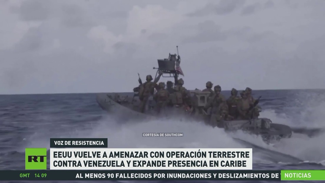 EE.UU. vuelve a amenazar con una operación terrestre en Venezuela y expande su presencia en el Caribe