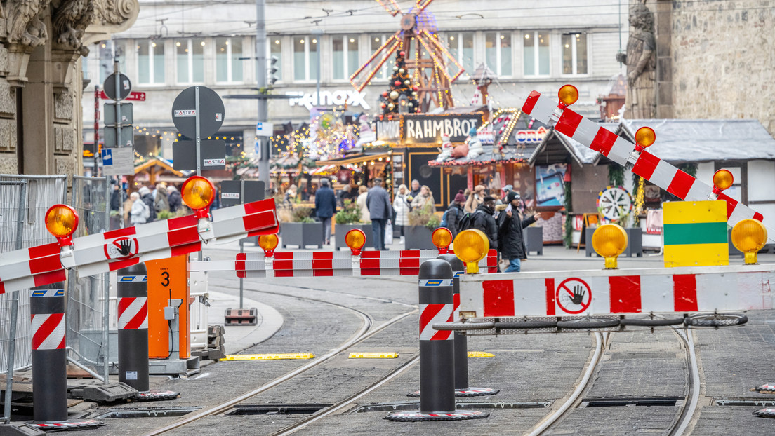 Obstáculos de hormigón y barreras: Alemania blinda sus mercados navideños como bases militares por temor a ataques