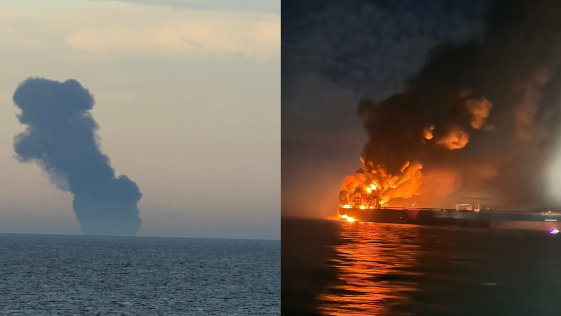 Explosiones sacuden dos buques petroleros en el mar Negro