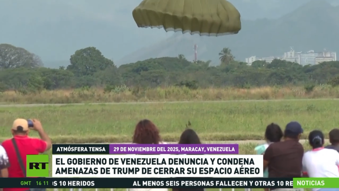 Gobierno de Venezuela denuncia y condena las amenazas de Trump de cerrar su espacio aéreo
