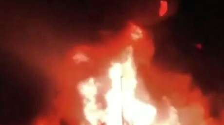 VIDEO: Momento de la enorme explosión en Irán