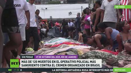 Más de 120 muertos en el operativo policial más sangriento contra el crimen organizado en Brasil