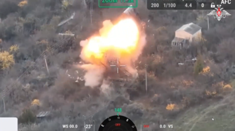 VIDEO: Drones rusos socavan el suministro de municiones a las tropas ucranianas