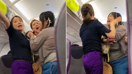 Joven es expulsada de un avión tras rabieta porque no la sentaron junto a su novio (VIDEO)
